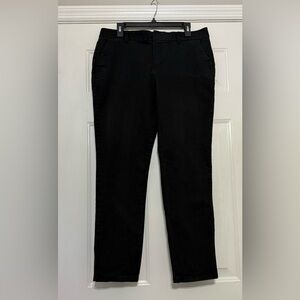 Tommy Hilfiger Women’s Size 12 Black Hampton Stretch Slim Chino Pants